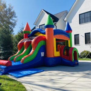 inflatable castle slide combo